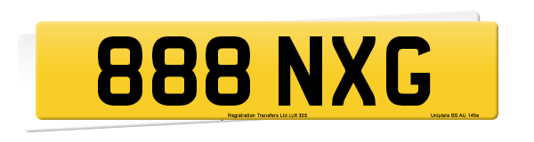 Registration number 888 NXG